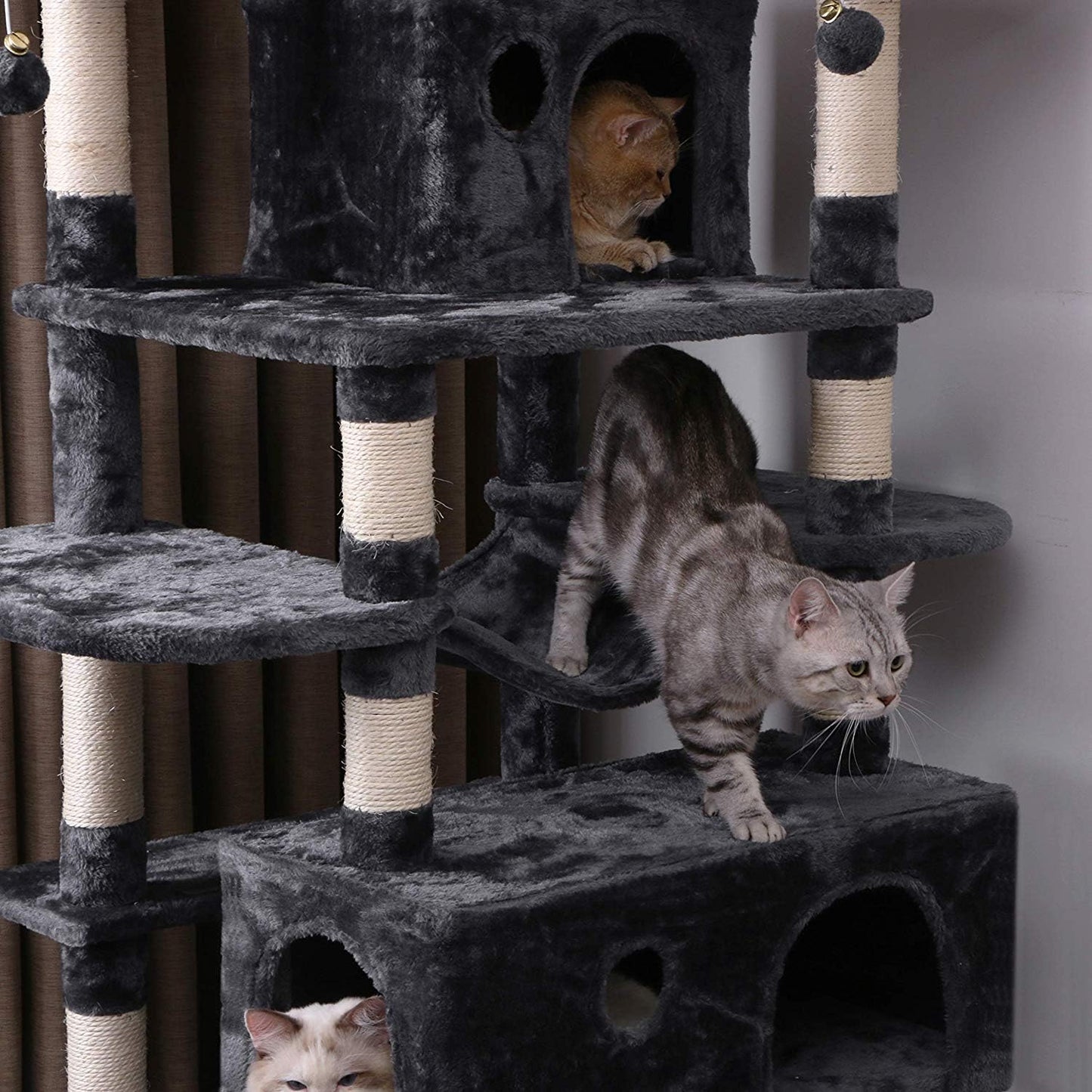 Ultimate Large Cat Tree - Luxury Climbing Oasis for Your Feline Friends