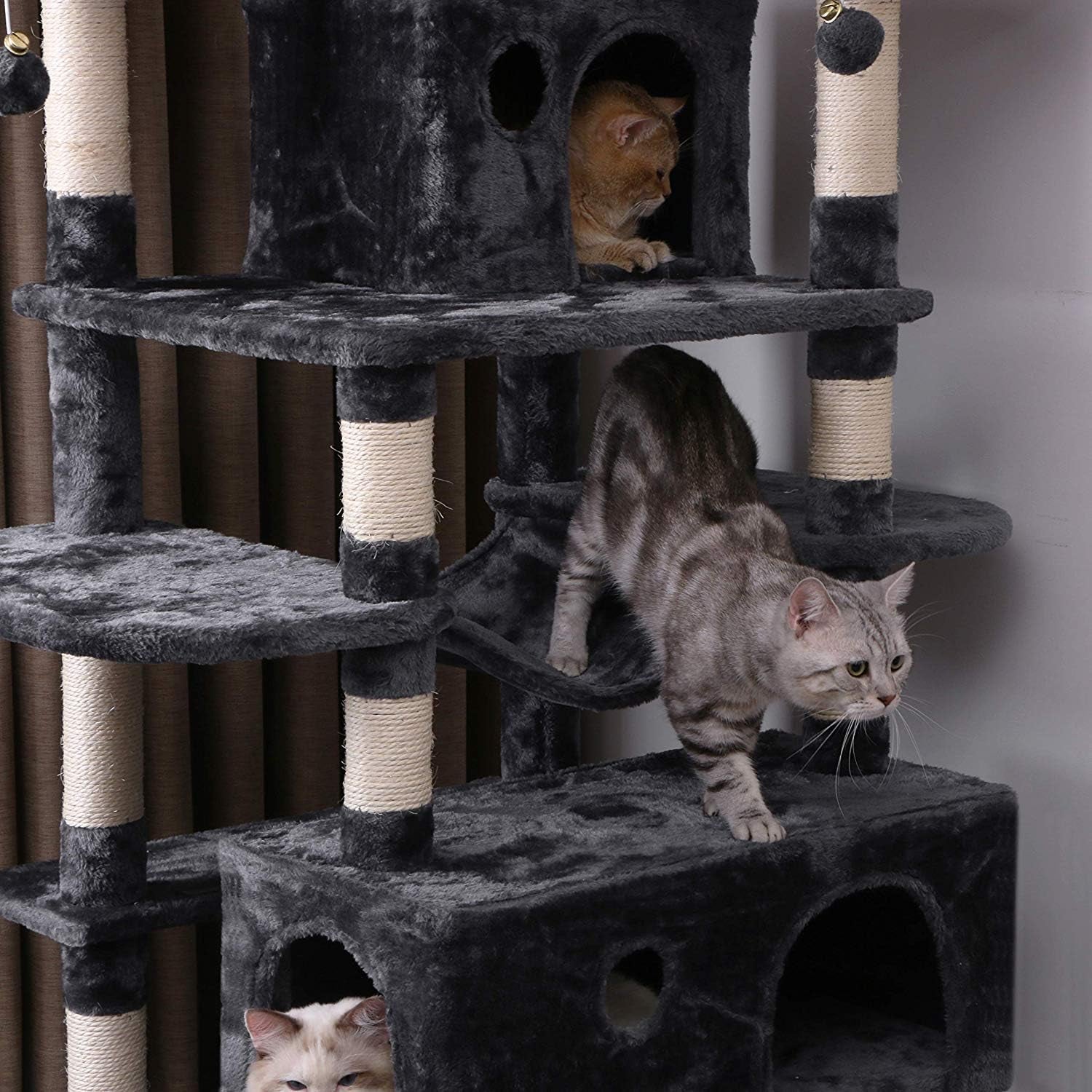 Ultimate Large Cat Tree - Luxury Climbing Oasis for Your Feline Friends