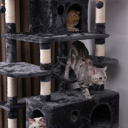 Ultimate Large Cat Tree - Luxury Climbing Oasis for Your Feline Friends