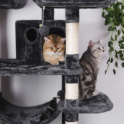 Ultimate Large Cat Tree - Luxury Climbing Oasis for Your Feline Friends