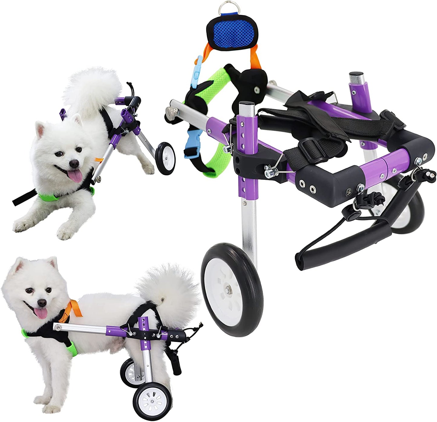 Premium Adjustable Dog Wheelchair for Disabled Hind Legs – Enhanced Mobility for Small Pets (XS-A)