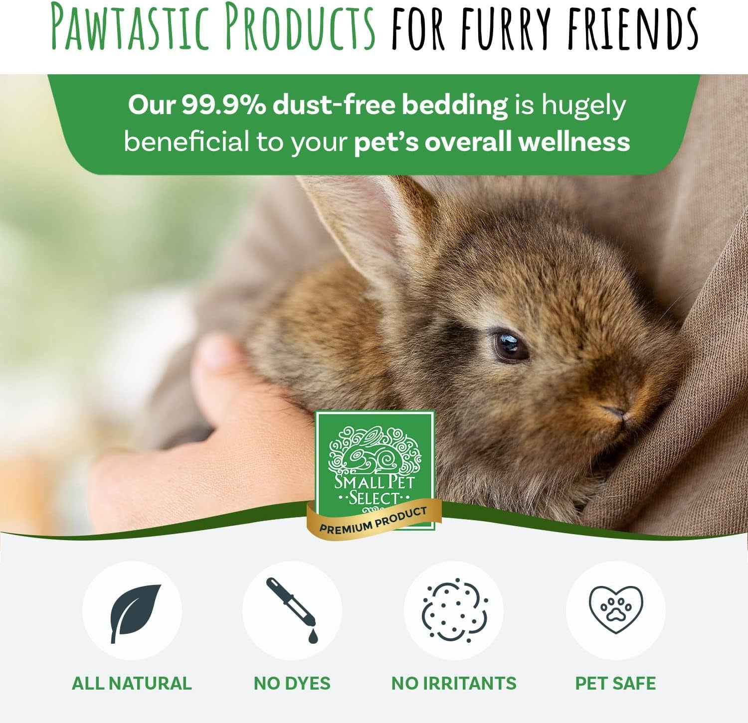 Premium Brown Natural Paper Bedding for Small Animals - Soft, Odor-Controlled Cage Accessories for Guinea Pigs, Rabbits, and Hamsters - Made in the USA (178L, 2 Pack)