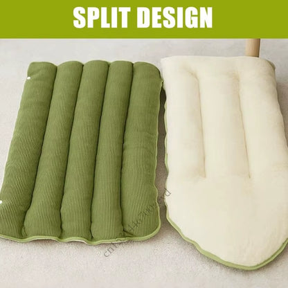 Washable Enclosed Cats House with Removable Cover Soft Plush Bed for Anxiety Relief Antislip Base Indoor Pet Furniture P9YB