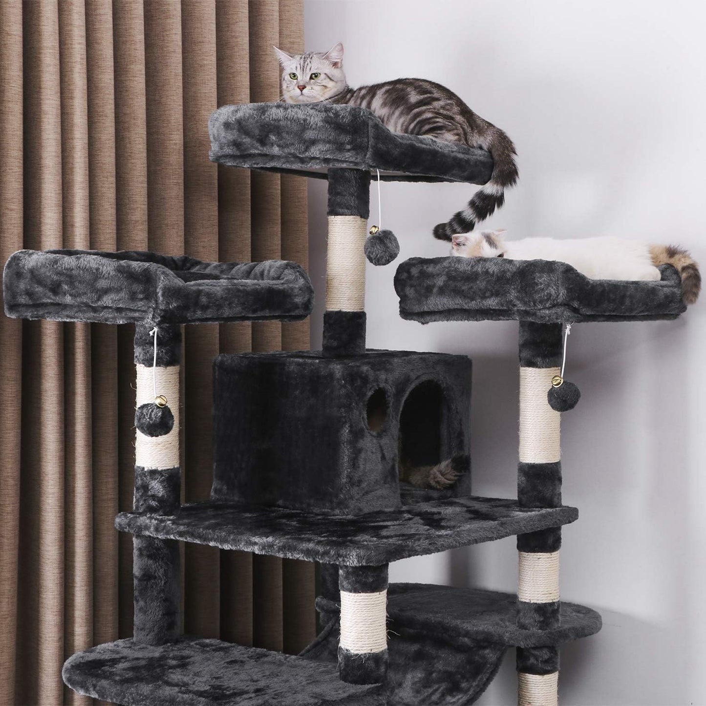 Ultimate Large Cat Tree - Luxury Climbing Oasis for Your Feline Friends