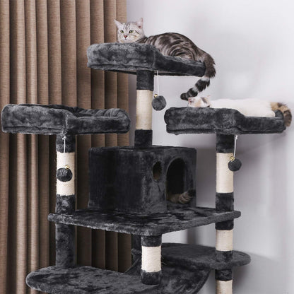 Ultimate Large Cat Tree - Luxury Climbing Oasis for Your Feline Friends