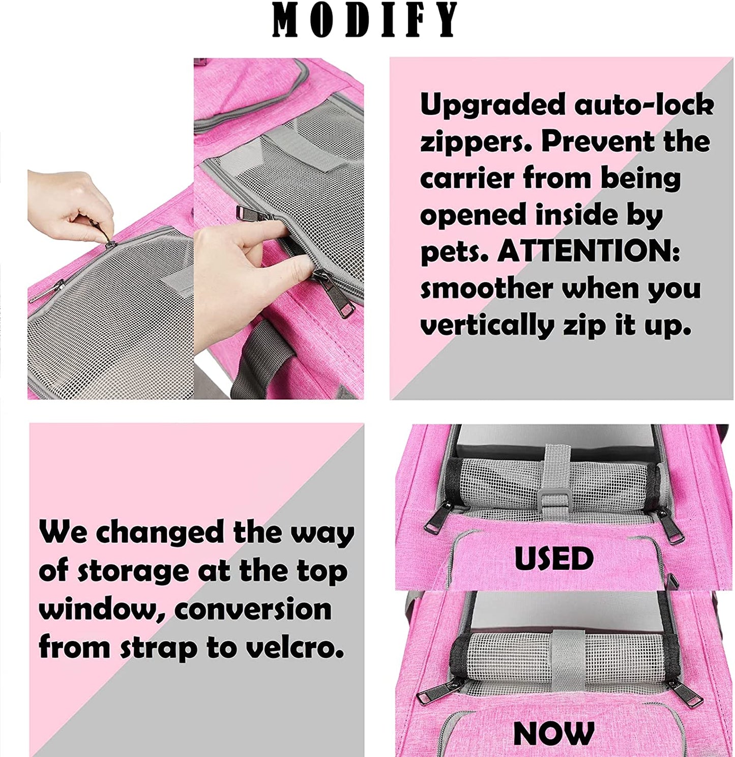 Premium Soft-Sided Pet Carrier for Large Cats and Dogs - Ultimate Comfort & Privacy for Travel