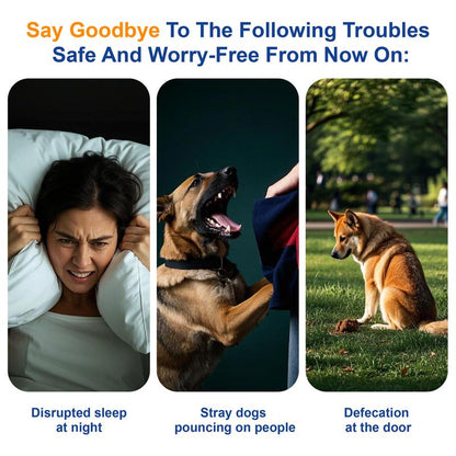 Humane Ultrasonic Dog Barking Deterrent Device - 2025 Model, 32-Foot Range, Perfect for Indoor & Outdoor Use, Effective Solution for Stubborn Barking