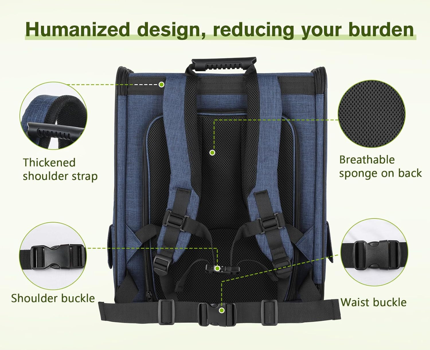 Ultimate Expandable Pet Carrier Backpack for Small Dogs and Cats - Perfect for Hiking, Travel, and Outdoor Adventures!
