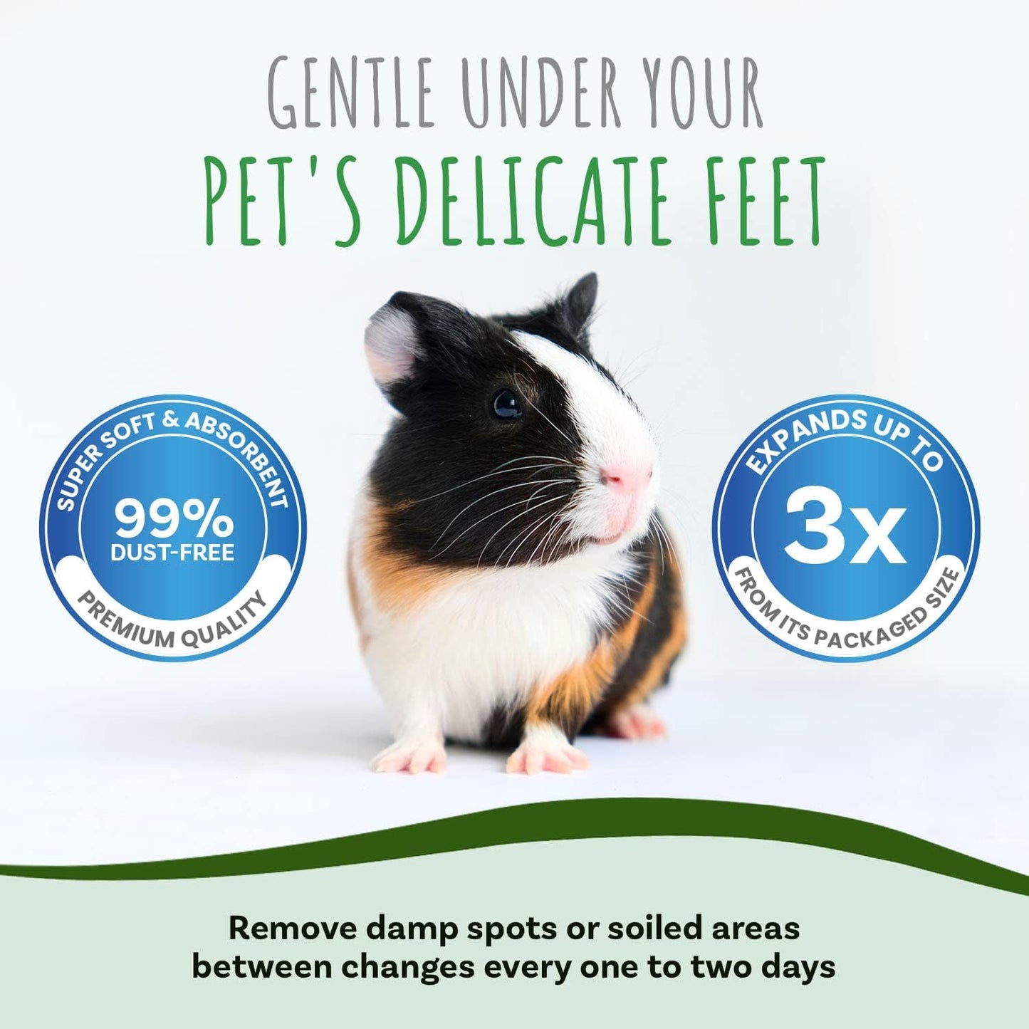 Premium Brown Natural Paper Bedding for Small Animals - Soft, Odor-Controlled Cage Accessories for Guinea Pigs, Rabbits, and Hamsters - Made in the USA (178L, 2 Pack)