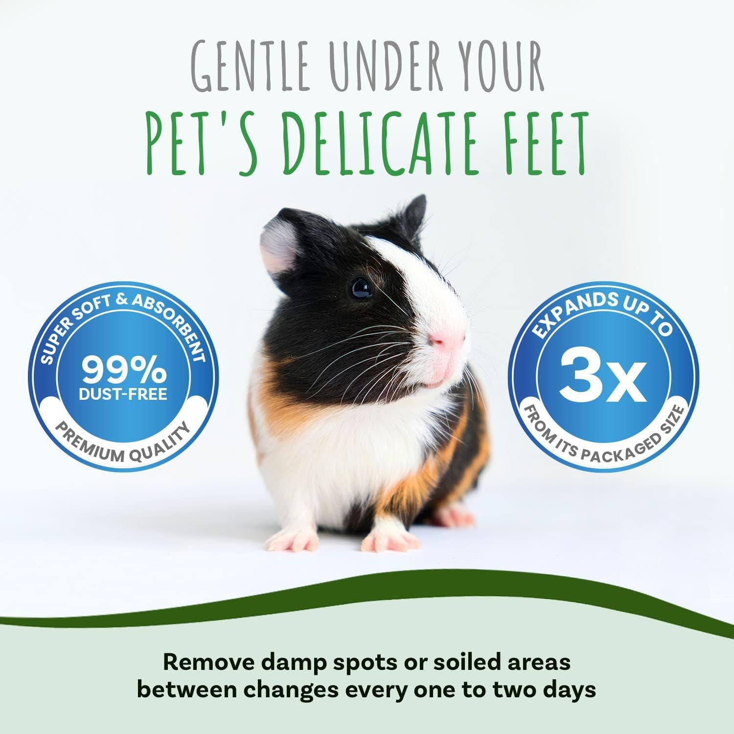 Premium Brown Natural Paper Bedding for Small Animals - Soft, Odor-Controlled Cage Accessories for Guinea Pigs, Rabbits, and Hamsters - Made in the USA (178L, 2 Pack)